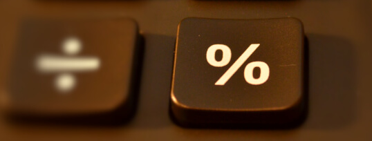 percentage button